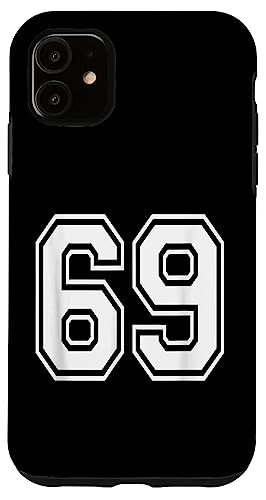 Consigue ahora Carcasa para iPhone 11 Camiseta deportiva Catálogo cumpleaños número 69 para fanáticos del atleta Top Precio 2024 | regaloscumple.com