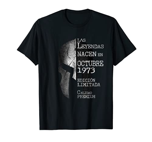 Consigue ahora 48 años Cumpleaños Las Leyendas nacen en Octubre 1973 Camiseta Regalos Top Precio 2024 | regaloscumple.com