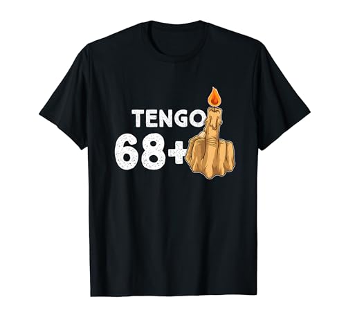 Comprar 68+1 Dedo Medio Vela De Cumpleaños Promoción Para El 69º Cumpleaños Camiseta Top Precio 2025 | regaloscumple.com