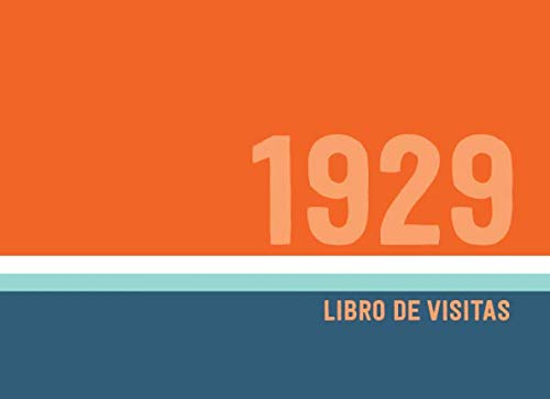 Comprar 1929 Libros Regalos Visitas: Libro visitas para fiestas cumpleaños estilo retro para que la familia y los amigos inserten saludos y mensajes | 100 páginas Top Precio 2024 | regaloscumple.com