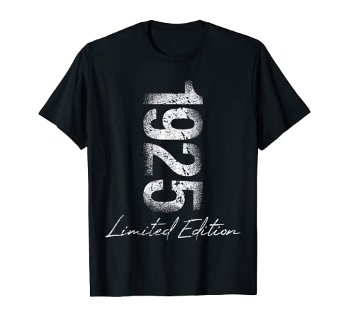 Consigue ahora Promoción Cumpleaños 1925 Edición limitada Regalo Usado Grunge Vintage Camiseta Ofertas 2025 | regaloscumple.com