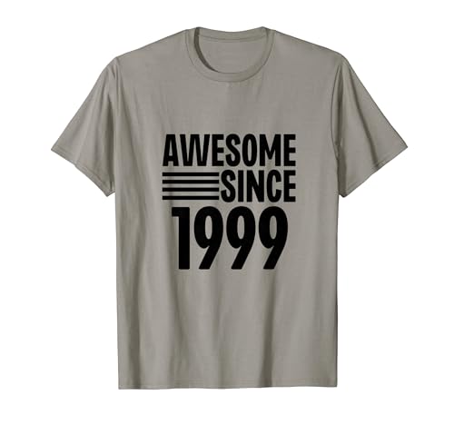 Consigue ahora Impresionante idea cumpleaños desde 1999 Camiseta Top Regalos Precio 2024 | regaloscumple.com