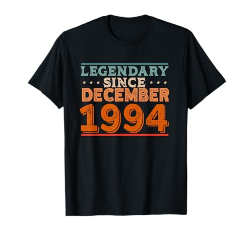Comprar Legendario Promoción desde diciembre 1994 retro vintage fiesta cumpleaños Camiseta Top Precio 2024 | regaloscumple.com