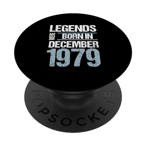 Consigue ahora Las leyendas nacieron en diciembre 1979 Navidad Cumpleaños PopSockets PopGrip Intercambiable Rebajas 2025 | regaloscumple.com