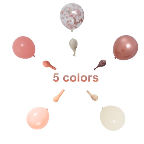 Ofertas Kit Arco De Globos Rosas 102 Piezas Arco Para Globos