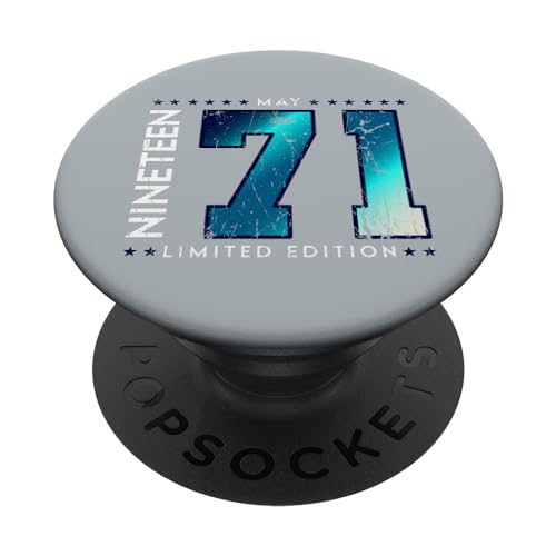 Consigue ahora 1971 Mayo Mes Año Regalos nacimiento Cumpleaños PopSockets PopGrip Intercambiable Rebajas 2024 | regaloscumple.com