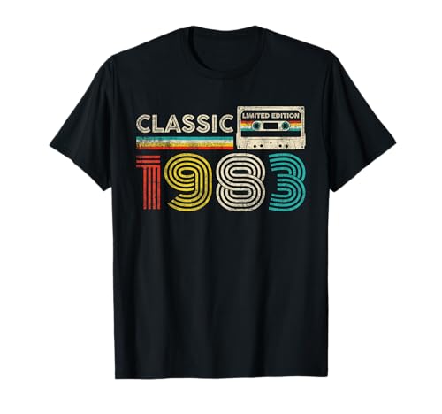 Comprar Cinta casete clásica 1983 Navidad retro idea cumpleaños 1983 vintage Camiseta Top Precio 2025 | regaloscumple.com