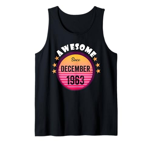Comprar Impresionante desde Catálogo diciembre 1963 Cumpleaños 1963 Diciembre Vintage Camiseta sin Mangas Ofertas 2024 | regaloscumple.com