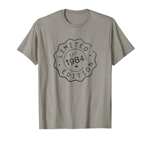 Comprar Est. 1984 Regalos Edición limitada – Estilo sello tinta vintage Camiseta Top Precio 2024 | regaloscumple.com