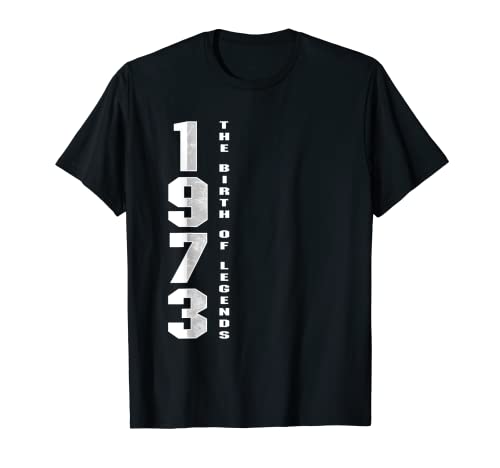 Comprar 47 Cumpleaños Vendimia 1973 Leyenda Nacimiento Año Año construcción Regalos Regalo Camiseta Top Precio 2023 | regaloscumple.com