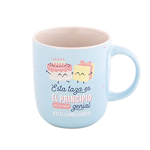 Comprar Mr. Wonderful Taza - Ideas para regalar Esta taza es el principio un año genial ¡Feliz cumpleaños! Rebajas 2024 | regaloscumple.com