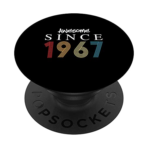 Consigue ahora Impresionante Desde 1967 Cumpleaños 1967 Vintage 1967 BlackFriday Año PopSockets PopGrip Intercambiable Top Precio 2024 | regaloscumple.com