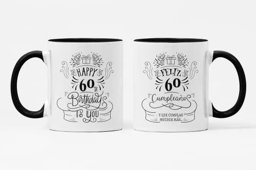 Consigue ahora Taza cumpleaños original y divertida.Taza desayuno.Regalo Promoción cumpleaños. (60) Top Precio 2023 | regaloscumple.com