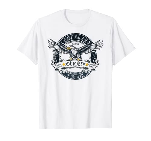 Consigue ahora Regalos Ideas para regalar legendarios 63 años desde octubre 1960 63 Camiseta Ofertas 2024 | regaloscumple.com