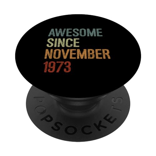 Comprar Impresionante desde noviembre Catálogo 1973 regalo cumpleaños divertido retro PopSockets PopGrip Intercambiable Top Precio 2024 | regaloscumple.com