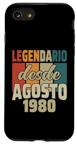 Comprar Carcasa para iPhone SE (2020) / 7 / 8 Legendario Cumpleaños Desde Agosto 1980 - Cumpleaños 44 Años Ofertas 2024 | regaloscumple.com
