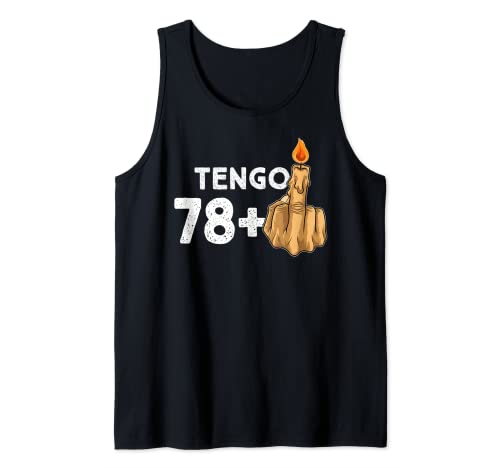 Comprar 78+1 Dedo Medio Vela De Promoción Cumpleaños Para El 79º Cumpleaños Camiseta sin Mangas Ofertas 2024 | regaloscumple.com