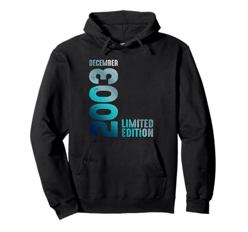 Consigue ahora Diciembre 2003 Edición Limitada 2003 Cumpleaños Navidad 2003 Sudadera con Capucha Ofertas 2025 | regaloscumple.com