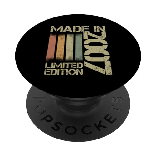 Comprar 2007 Vintage Cumpleaños Retro Edición Limitada Hombres Cumpleaños Mujer PopSockets PopGrip Intercambiable Ofertas 2024 | regaloscumple.com