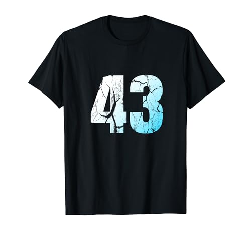 Consigue ahora Regalos cumpleaños número 43 años Camiseta Promoción Ofertas 2024 | regaloscumple.com