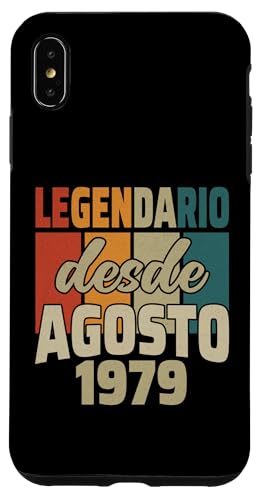 Consigue ahora Carcasa para iPhone XS Max Legendario Catálogo Desde Agosto 1979 - Cumpleaños 45 Años Rebajas 2024 | regaloscumple.com