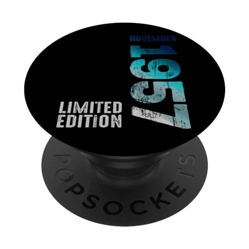 Consigue ahora Noviembre 1957 Año 1957 Promoción Retro 1957 Vintage Edición Limitada PopSockets PopGrip Intercambiable Ofertas 2025 | regaloscumple.com