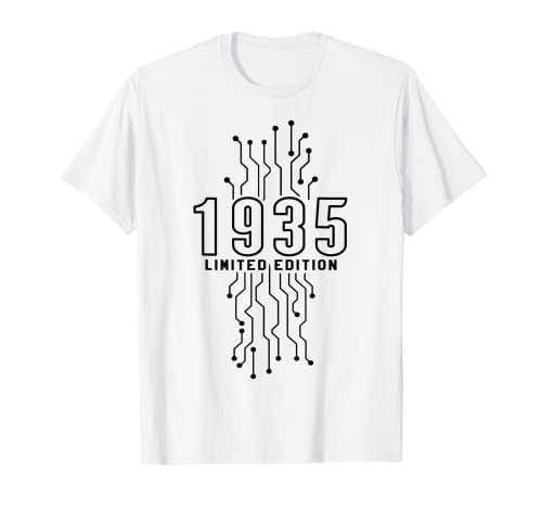 Comprar Cumpleaños 1935 Edición limitada Regalo BlackFriday Usado Gaming Vintage Camiseta Ofertas 2025 | regaloscumple.com