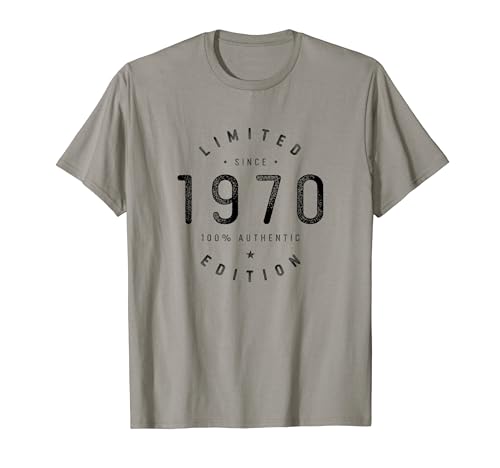 Comprar Edición limitada 1970 - Año nacimiento Milestone Catálogo Cumpleaños Vintage Camiseta Rebajas 2024 | regaloscumple.com