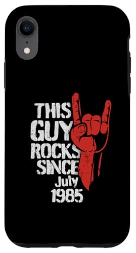 Consigue ahora Carcasa para iPhone XR 40 cumpleaños Nacido en Catálogo julio Guy Rocks desde 1985 Rebajas 2024 | regaloscumple.com