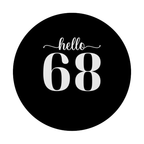 Dónde comprar en España Hola 68 Años Cumpleaños Momento Hito PopSockets PopGrip Adhesivo