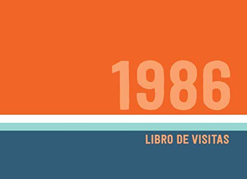 Consigue ahora 1986 Libros Visitas: Libro visitas para fiestas cumpleaños estilo retro para que la familia y los amigos inserten saludos y mensajes | 100 Navidad páginas Top Precio 2024 | regaloscumple.com