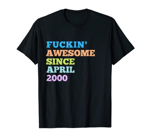 Consigue ahora Vintage impresionante Ideas para regalar desde abril 2000 cumpleaños regalo cumpleaños Camiseta Top Precio 2024 | regaloscumple.com
