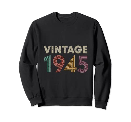Comprar Cumpleaños 1945 Sudadera Regalos Top Precio 2024 | regaloscumple.com