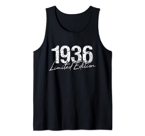 Consigue ahora Cumpleaños 1936 Edición limitada Regalo Regalos Usado Grunge Vintage Camiseta sin Mangas Rebajas 2025 | regaloscumple.com