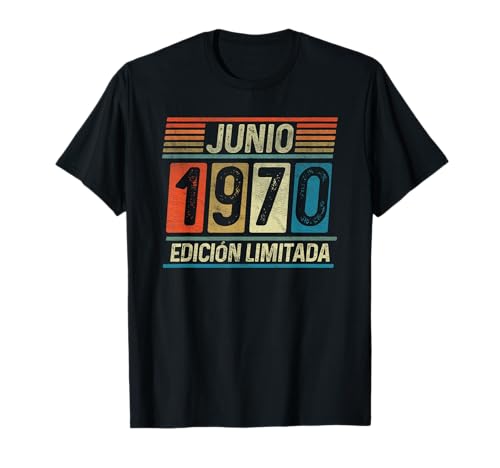 Comprar Junio Catálogo 1970 Vintage - 53 Años Regalo Cumpleaños Hombre Camiseta Top Precio 2024 | regaloscumple.com
