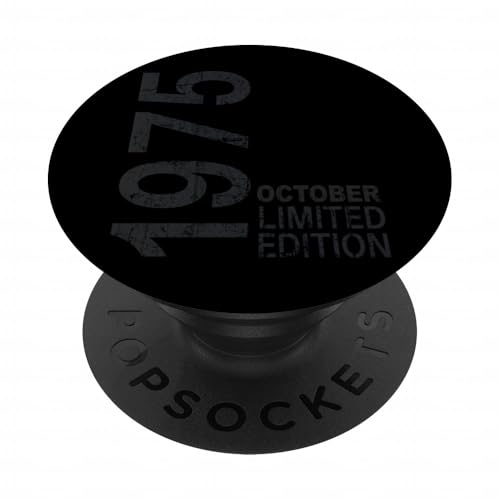 Comprar Octubre 1975 Impresionante 1975 Vintage 1975 Retro Navidad 1975 Edición PopSockets PopGrip Intercambiable Top Precio 2025 | regaloscumple.com