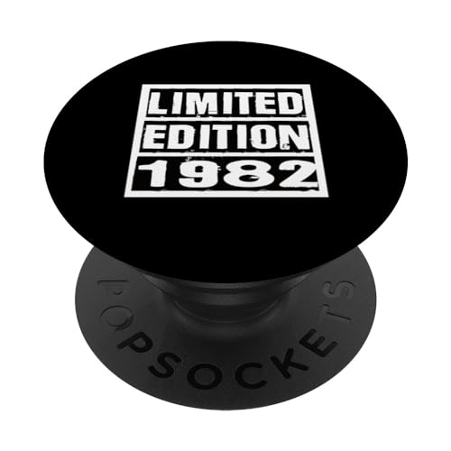 Consigue ahora Edición limitada 1982 Cumpleaños 1982 1982 Vintage PopSockets Catálogo PopGrip Intercambiable Rebajas 2025 | regaloscumple.com