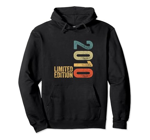 Consigue ahora 2010 Edición Limitada Cumpleaños Promoción Vintage Limited Edition Sudadera con Capucha Top Precio 2025 | regaloscumple.com