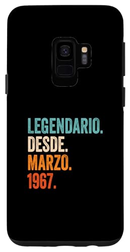 Comprar Carcasa para Galaxy S9 Legendario Ideas para regalar Desde Marzo 1967 años 57 aniversario cumpleaños Rebajas 2025 | regaloscumple.com