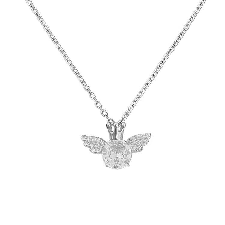 Comprar Euvdora Collar para mujer regalo joyería collar con colgante corazón ángel día San Valentín día la madre boda aniversario regalo cumpleaños para mujeres/esposa/novia/mamá 1 Navidad Ofertas 2024 | regaloscumple.com