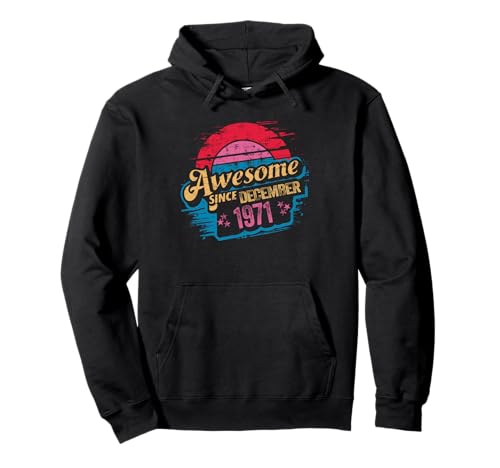 Consigue ahora Impresionante Desde Diciembre 1971 Cumpleaños 1971 Navidad Diciembre Vintage Sudadera con Capucha Rebajas 2025 | regaloscumple.com