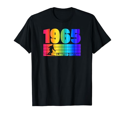 Comprar Año nacimiento 1965 edición limitada estilo 80 Catálogo cumpleaños esquí Camiseta Ofertas 2024 | regaloscumple.com