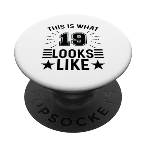 Comprar Esto es lo que parece 19 Catálogo - 19 años divertido cumpleaños 19 PopSockets PopGrip Intercambiable Top Precio 2024 | regaloscumple.com