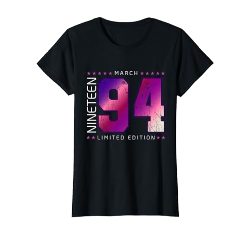 Comprar 1994 marzo Mes Año nacimiento Cumpleaños Cumpleaños Camiseta Top Precio 2024 | regaloscumple.com