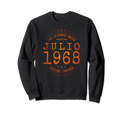 Consigue ahora 54 años Cumpleaños Las Leyendas Promoción nacen en Julio 1968 Sudadera Top Precio 2024 | regaloscumple.com