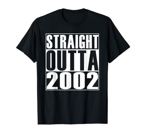 Comprar Promoción Straight Outta 2002 - Camiseta divertida para regalo 16 cumpleaños Camiseta Rebajas 2025 | regaloscumple.com