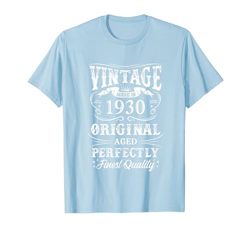 Comprar Vintage 1930 Promoción Legendario Desde 1930 Camiseta Rebajas 2024 | regaloscumple.com