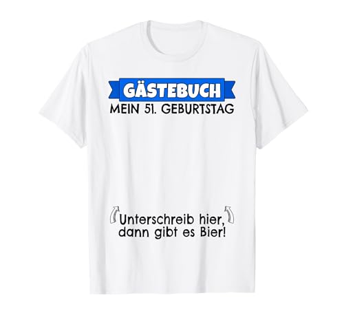 Comprar 51 libro visitas cumpleaños para hombre | 51 cumpleaños divertido Camiseta Top Navidad Precio 2024 | regaloscumple.com