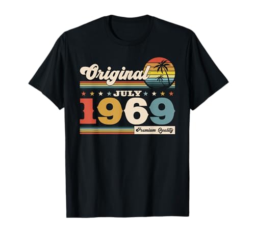 Consigue ahora 55 Cumpleaños Hombres Original Julio Vintage 1969 Camiseta BlackFriday Top Precio 2024 | regaloscumple.com