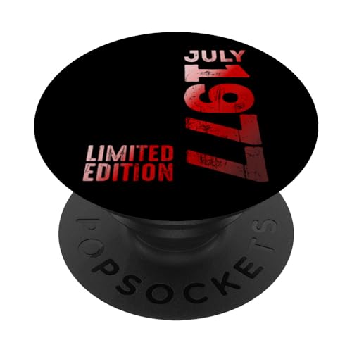 Consigue ahora Julio Promoción 1977 Año Legendario 1977 Retro 1977 Vintage 1977 PopSockets PopGrip Intercambiable Ofertas 2024 | regaloscumple.com